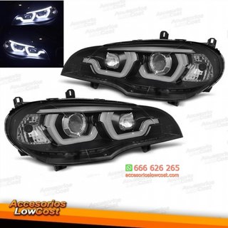 BMW X5 E70 07-13 TUBE LIGHT DRL BLACK