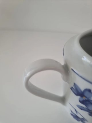 Jarra de leche Vista Alegre flor azul