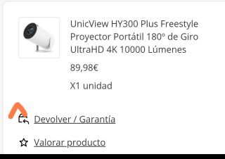 Proyector HY300 LCD LED AC100-260V