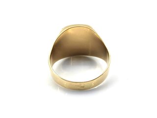Sello Oro 18K Cuadrangular Tipo Gucci
