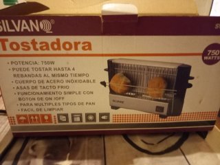 Tostador Silvano 750W Acero Inoxidable