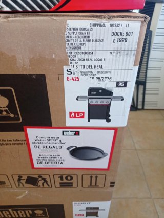 Barbacoa de gas Weber Spirit E-425