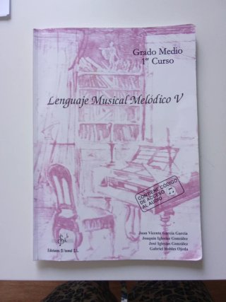 Lenguaje Musical Melódico V - 1 Grado Medio