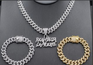 Conjunto Cadena y Pulsera Cubana