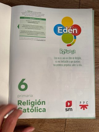 Libro sextode primaria religión católica