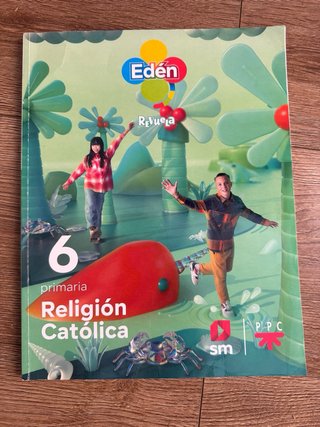 Libro sextode primaria religión católica