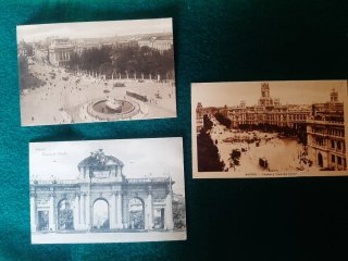 Lote 6 Postales Madrid Antiguo