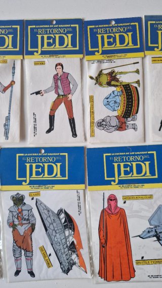 Star Wars Retorno Jedi Stickers (17 unidades)