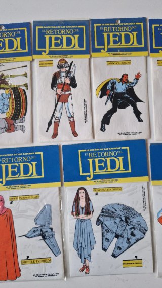 Star Wars Retorno Jedi Stickers (17 unidades)