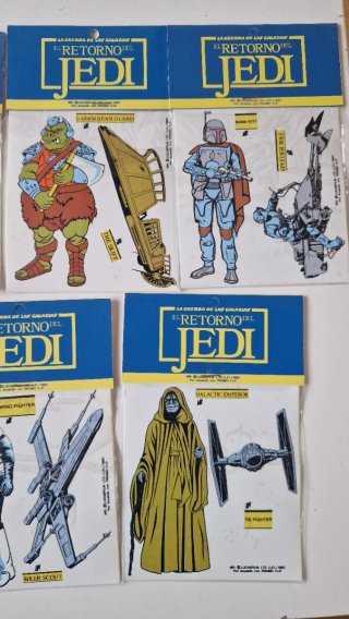 Star Wars Retorno Jedi Stickers (17 unidades)