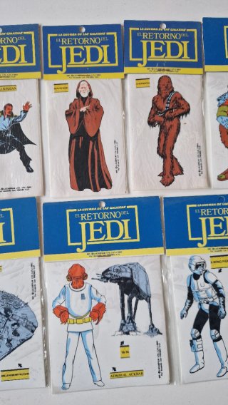 Star Wars Retorno Jedi Stickers (17 unidades)