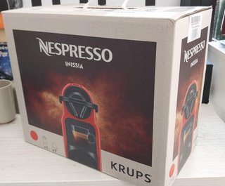 Cafetera Nespresso Krups Roja