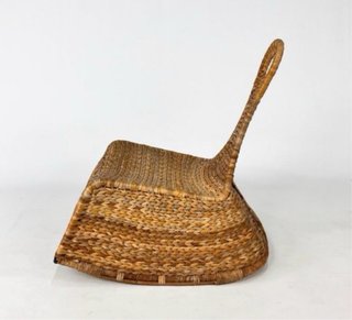 Sedia a dondolo Ikea fuori catalogo in rattan