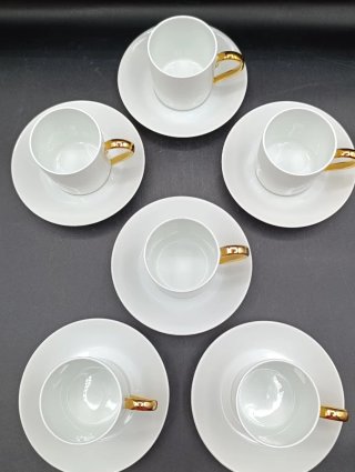 Set tazas café express porcelana alemana