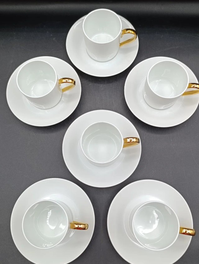 Set tazas café express porcelana alemana