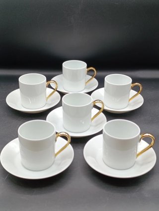 Set tazas café express porcelana alemana