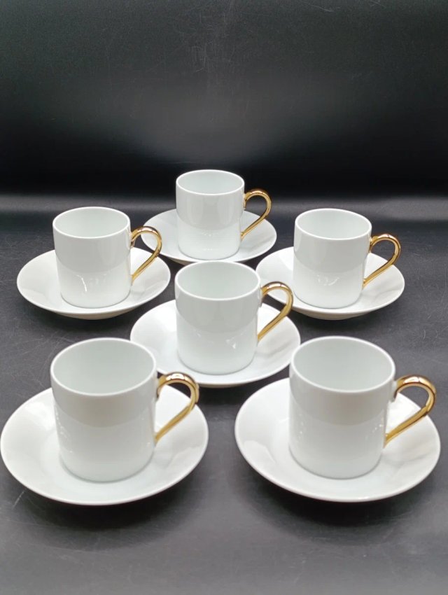 Set tazas café express porcelana alemana
