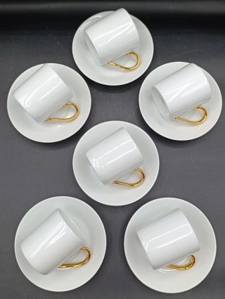 Set tazas café express porcelana alemana