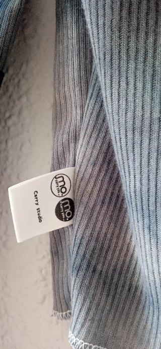 Top manga larga tie-dye