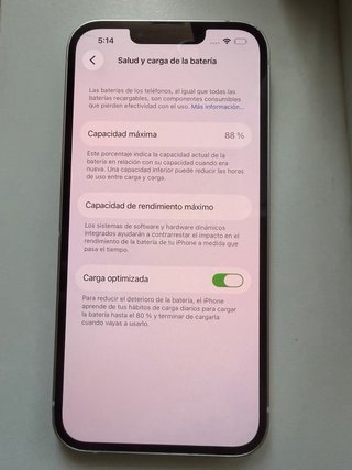 iPhone 13 Blanco 128GB 88% Carga