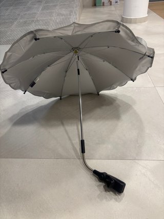 Sombrilla para silla de paseo gris