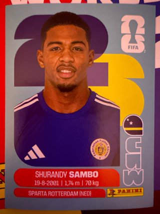 Panini FIFA World Cup 2026 Shurandy Sambo