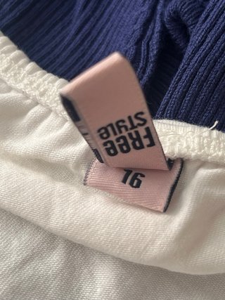 Camiseta/vestido tirantes blanca mujer