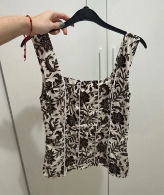 Conjunto Top y Falda Estampado Floral