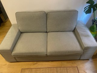 Sofá KIVIK (Ikea) gris de tela seminuevo