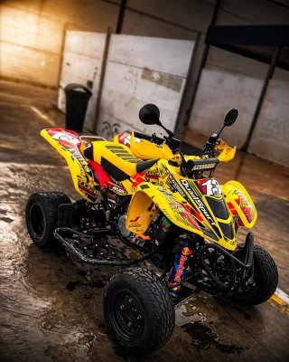 Suzuki LTZ 400 Quad Amarillo