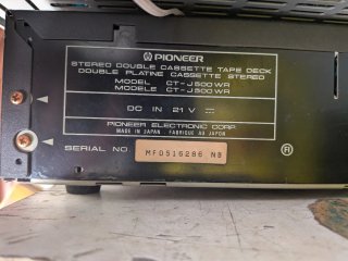Pioneer M-j500 CX-j500 SP-j5 Hi-Fi Stereo