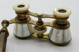 Prismáticos Ópera Nácar Latón Antiguos