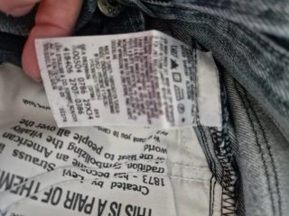 Pantalón Levis 504 mod. Straight Azul. Tall
