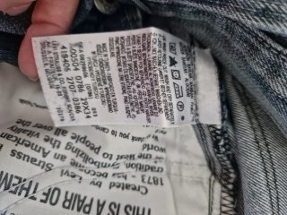 Pantalón Levis 504 mod. Straight Azul. Tall