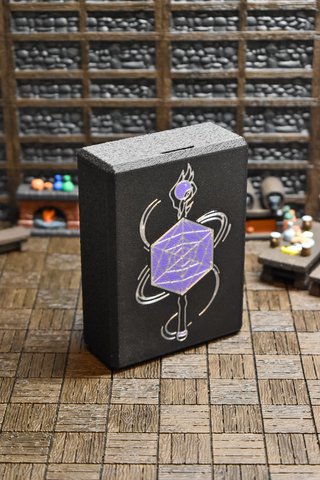 Adventurer Box – Porta Dadi e Miniature GDR Wizard