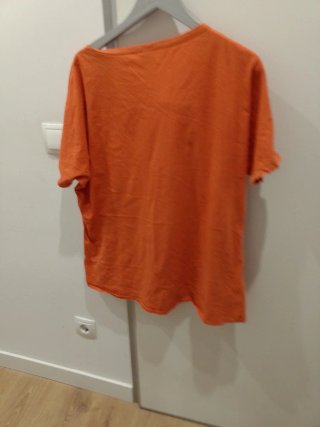 Camiseta Mickey Mouse Naranja Talla 46