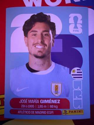 Figurita FIFA World Cup José Giménez