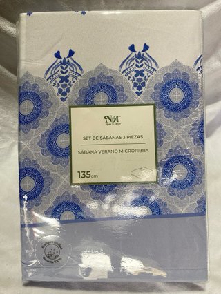Juego de Sábanas Carolina Gris Lunares
