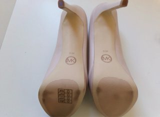 Zapatos Michael Kors Beige Tacón Peep Toe