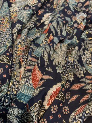 Kimono Seda Artesanal Multicolor Talla Única