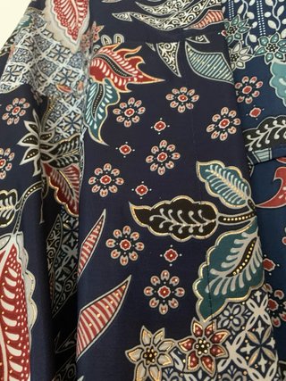 Kimono Seda Artesanal Multicolor Talla Única