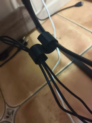Organizador Cables Escritorio y Mesa (Pack 4)