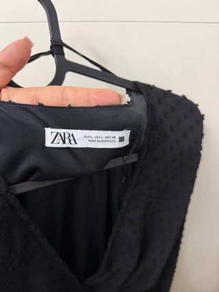 Vestido Zara Negro Talla L