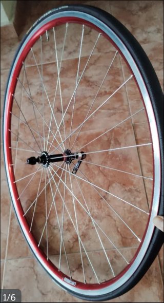 Rueda delantera Ambrosio Tubular