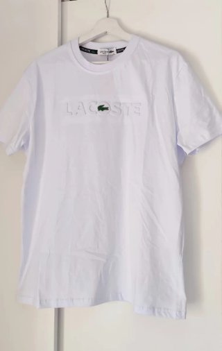 Camiseta Lacoste Blanca Hombre