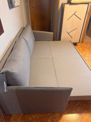 Sofá Cama Gris Sin Estrenar