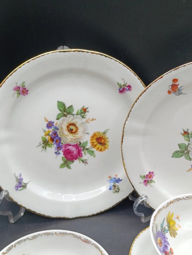 Juego de té porcelana española