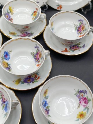 Juego de té porcelana española