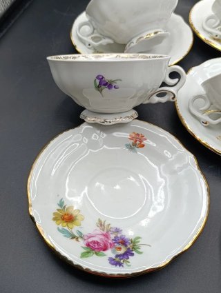 Juego de té porcelana española