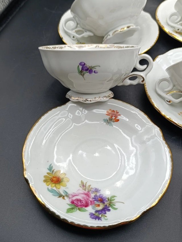 Juego de té porcelana española